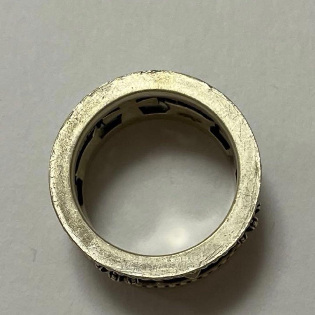 シルバーリング　ジャスティンデイビス　20号　ウエディング　指輪　いぶし