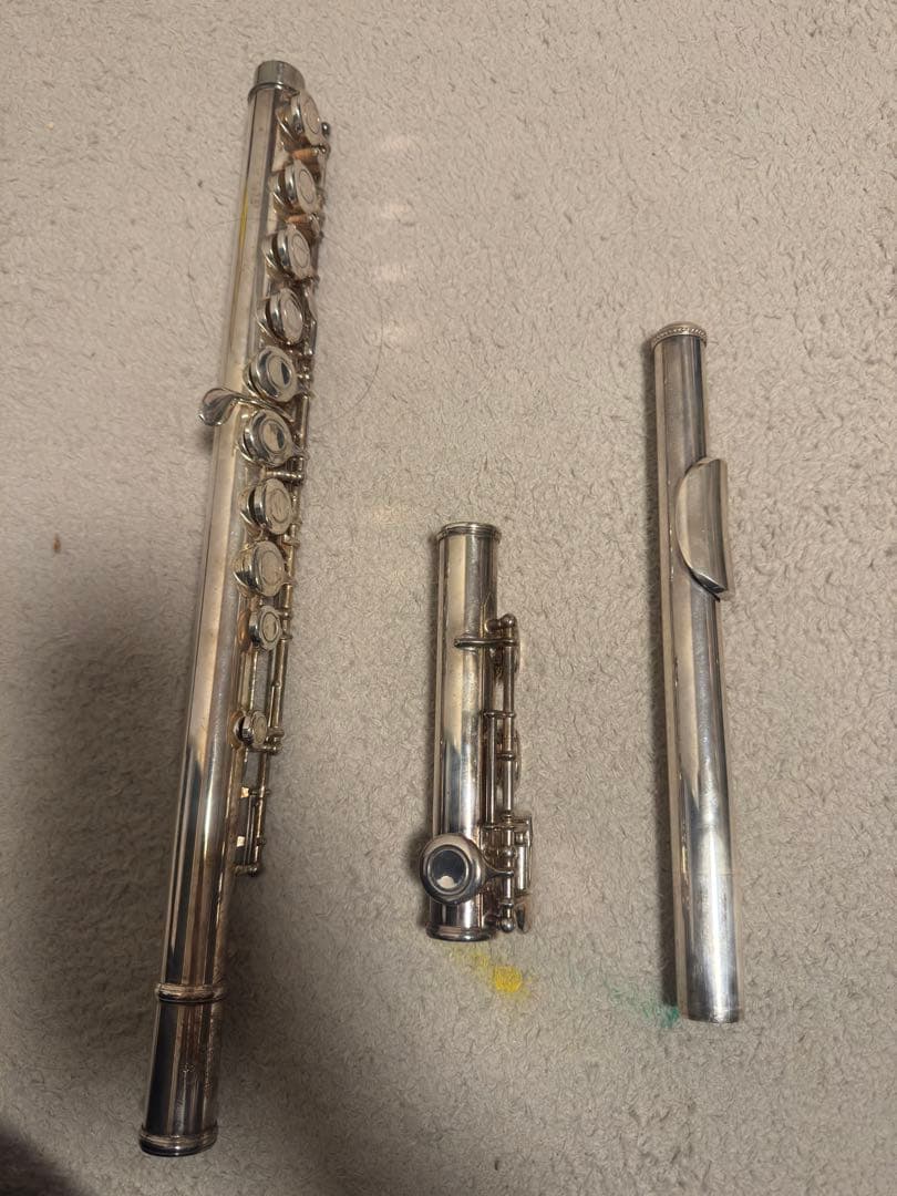コタケ Kotake K50Sフルート925刻印あり 純銀 楽器 吹奏楽シルバー