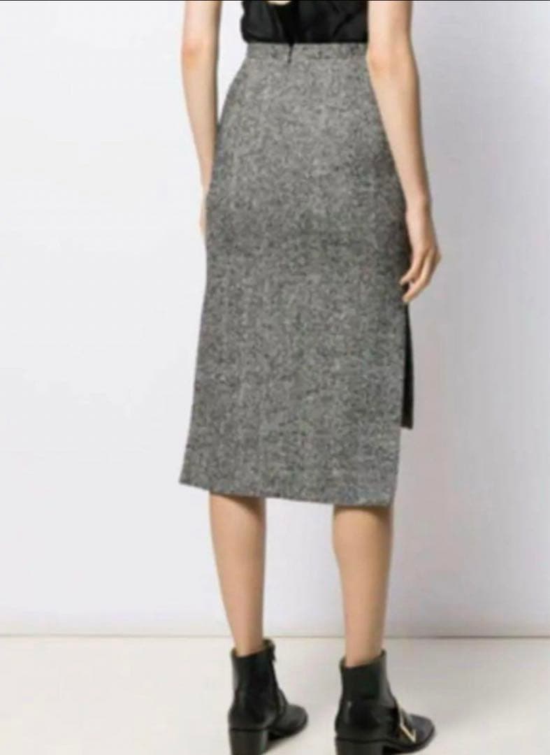 ツイードスリットスカート　ヌメロヴェントゥーノ