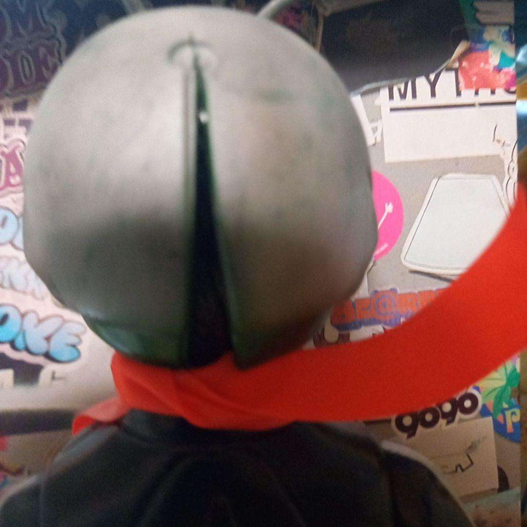 仮面ライダーソフビ 当時物 スタンダード✨面とれ✨昭和レトロ✨比較的美品✨一本線