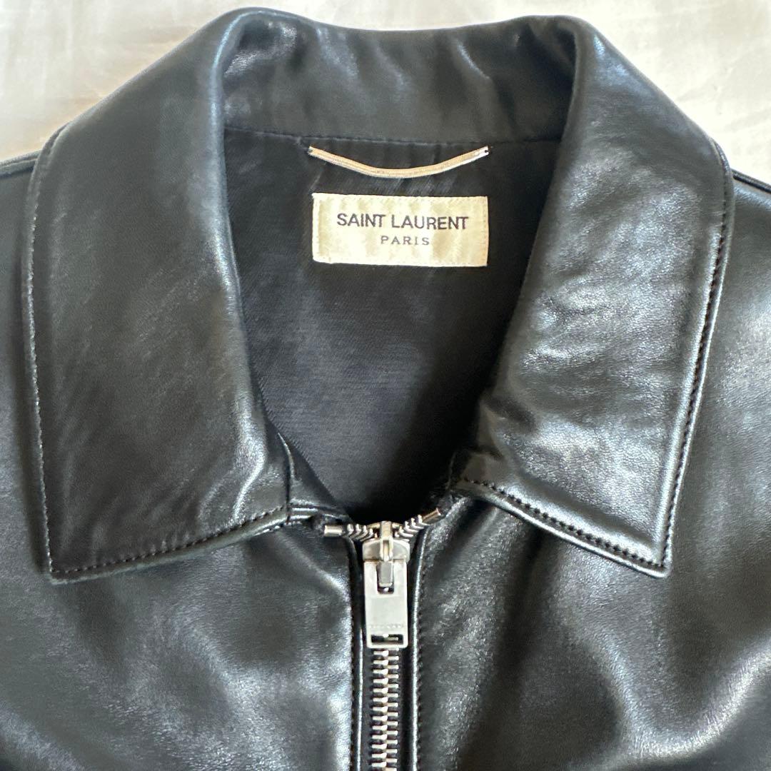 最終価格！［極上！エディ期 ］サンローラン パリ イタリア BLACK 50