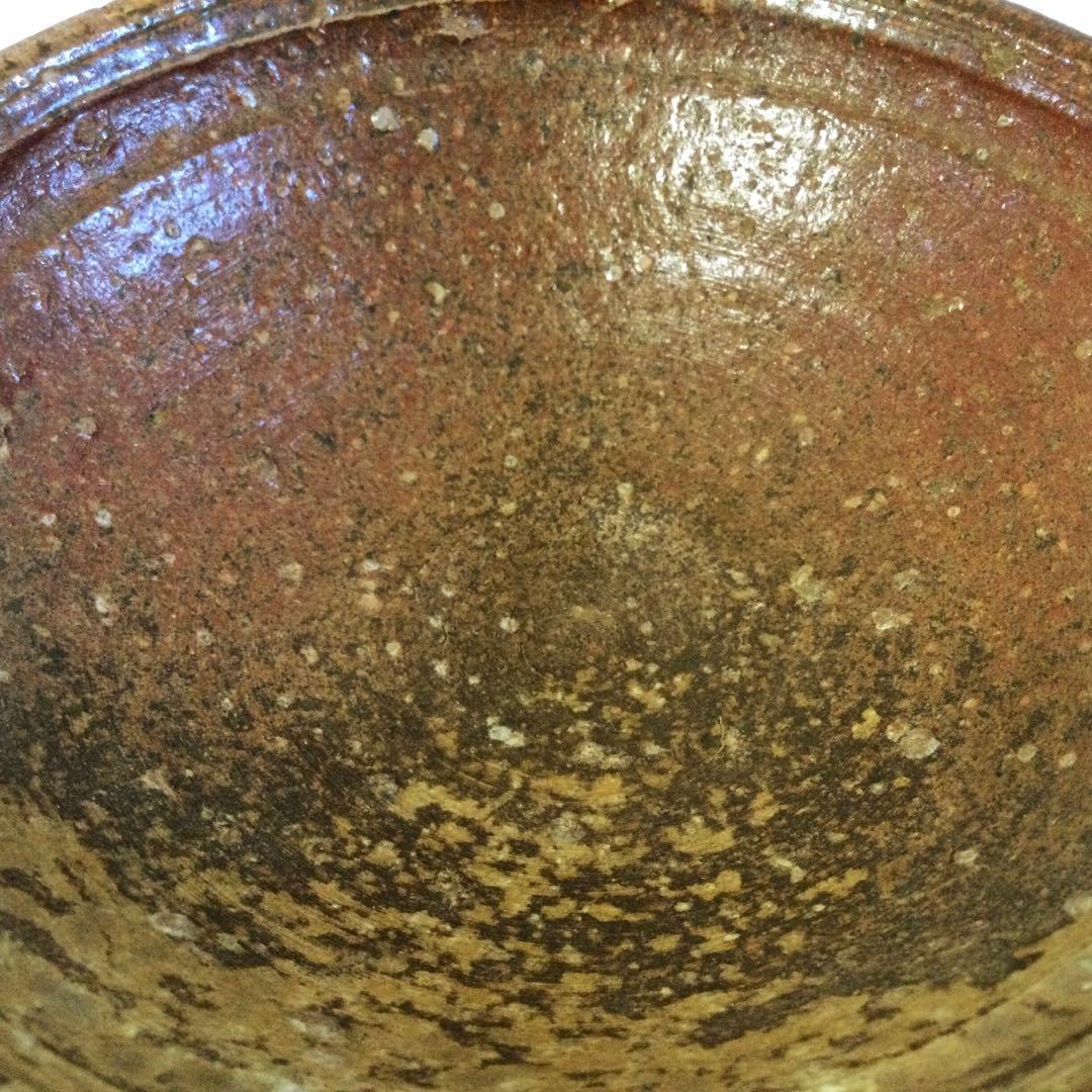 信楽焼 平茶碗 抹茶碗 高橋楽斎作 陶印有 茶道具 供箱付 T198