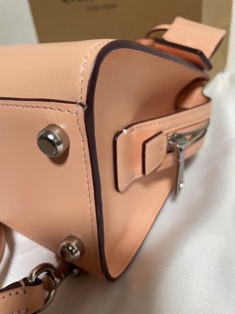 [美品] ❤️COACHアンドレア キャリーオール ピンク ハンドバッグ❤️