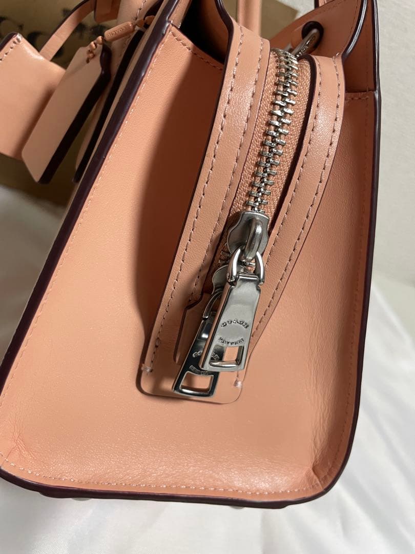 [美品] ❤️COACHアンドレア キャリーオール ピンク ハンドバッグ❤️