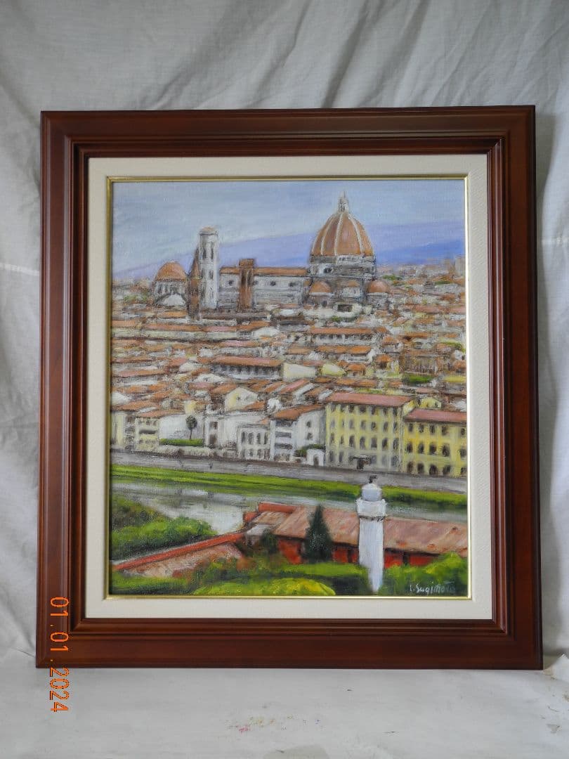 油絵ミケランジェロ広場より