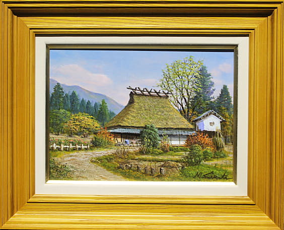 四方道夫【秋閑】 油彩 4号