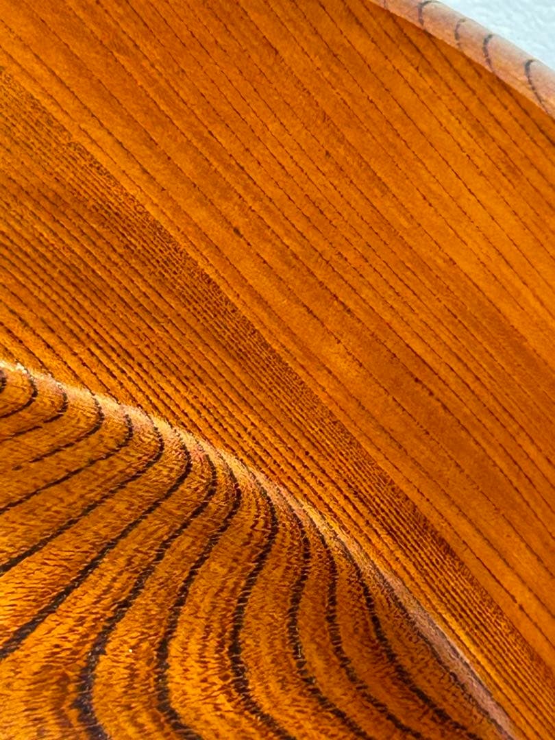 茶道具　天然けやきくり抜き　茶櫃