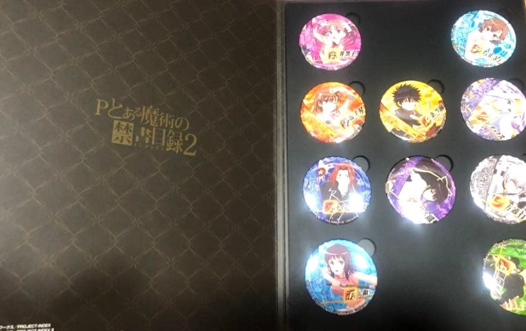 Pとある魔術の禁書目録2 オリジナル缶バッジセット　当選品
