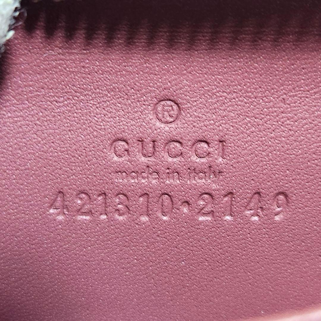 ✨未使用級✨グッチ　ケース　小銭入れ　ブルームス　PVC レザー