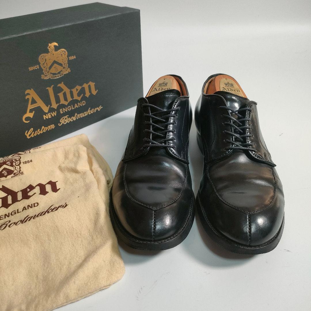 オールデン 54331 Vチップ コードバン 6.5D 黒 モディファイドラスト