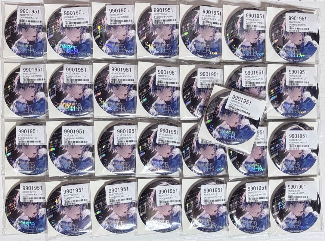 Rella 個展 KAITO ホロ缶バッジ 29点