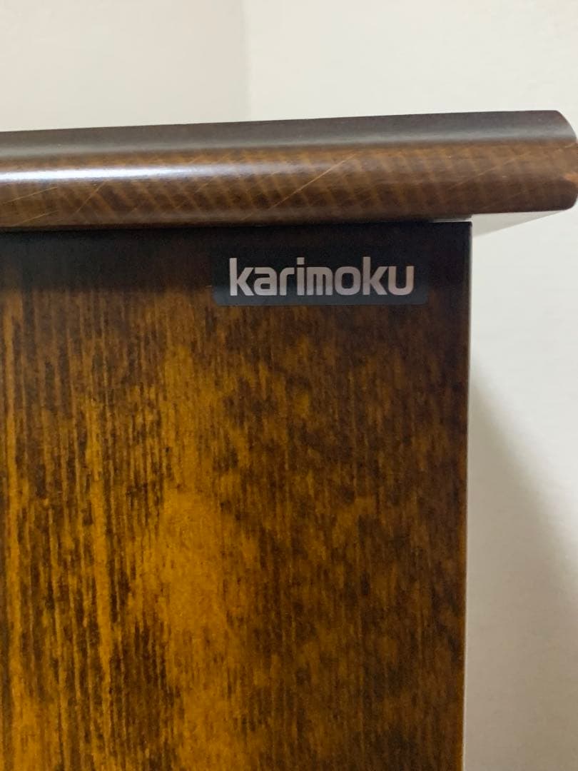 カリモク　サイドチェスト　レトロ電話台　キャビネット　コロニアル