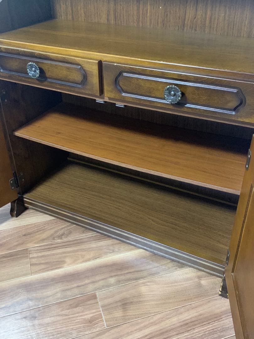 カリモク　サイドチェスト　レトロ電話台　キャビネット　コロニアル