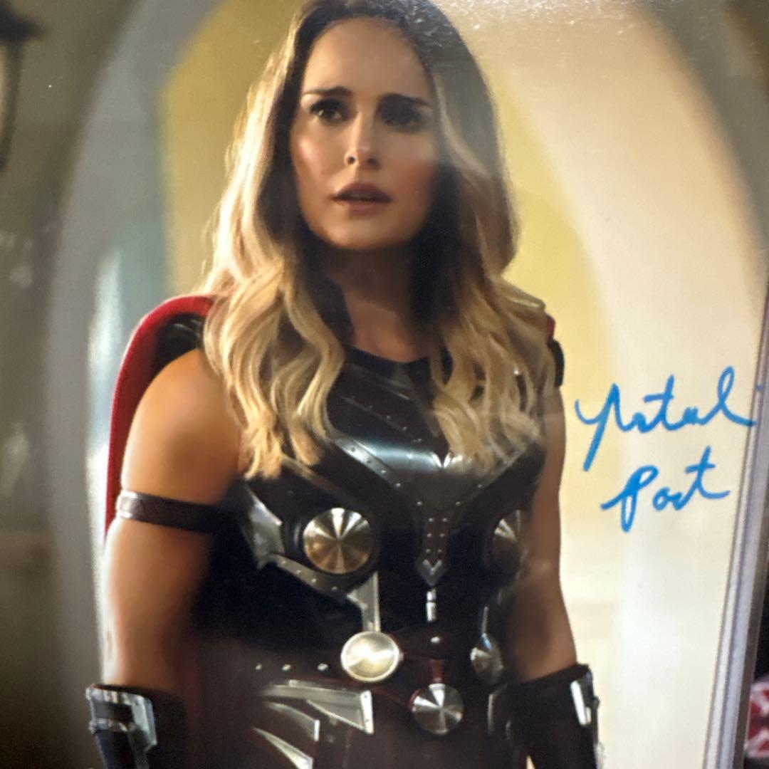 SWAU ナタリーポートマン、カットデニングス 直筆サイン