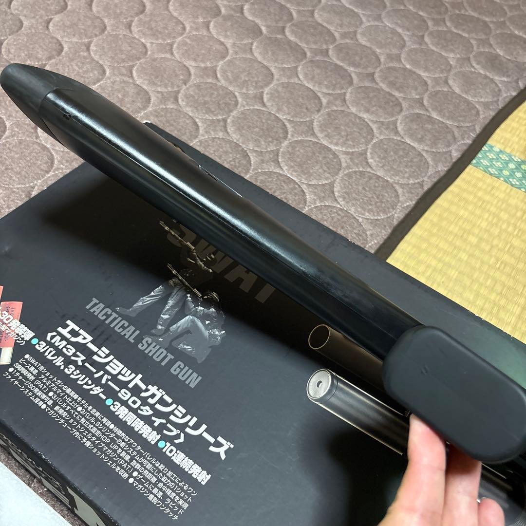 東京マルイ エアーコッキング ショットガン M3 スーパー90 おまけ付き