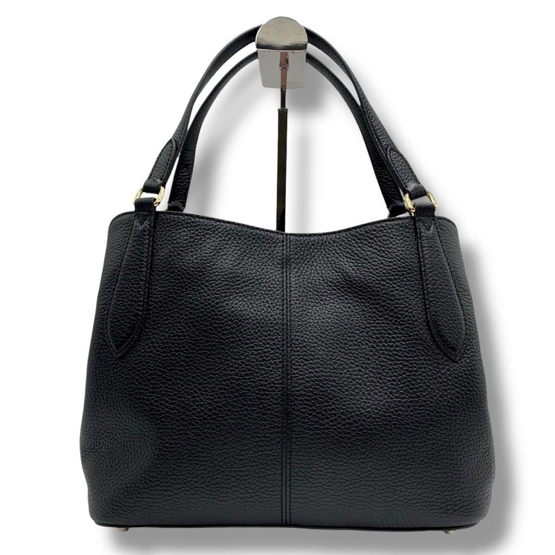 美品・現行✨フルラ ダフネ ハンドバッグ 2way ショルダー レザー ブラック