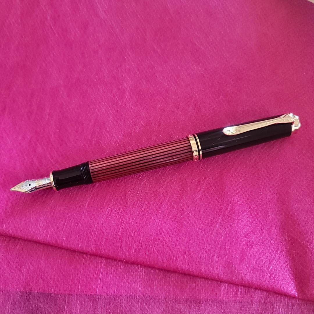 ペリカンM400　フルハルター森山氏調整（B→M） ボルドー（新同品）