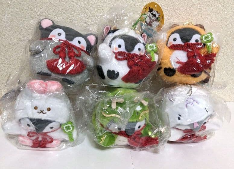 d*3様 コウペンちゃん　干支 マスコット 6点