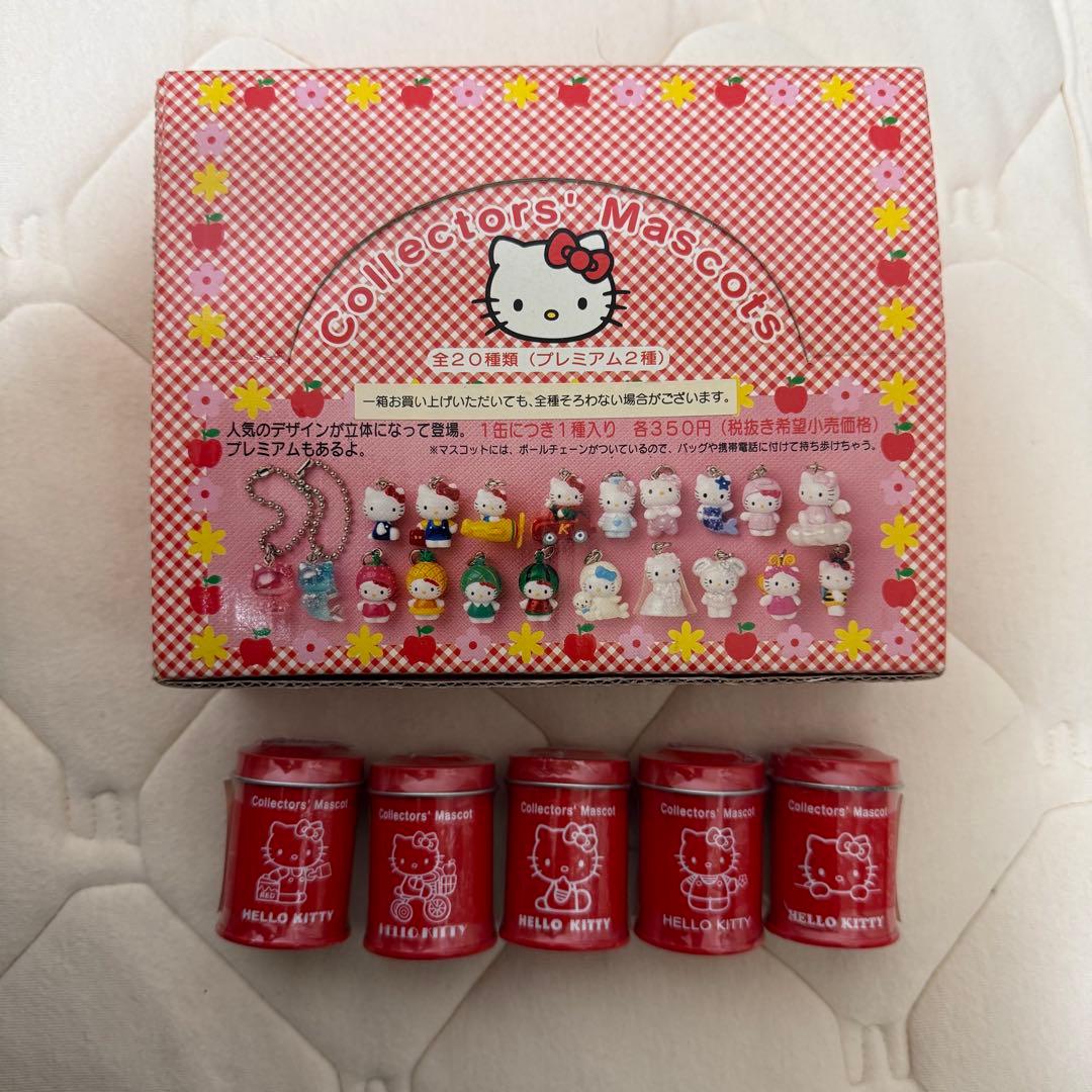 未開封 ハロー キティ コレクターズ マスコット 缶 2001年 サンリオ 箱入