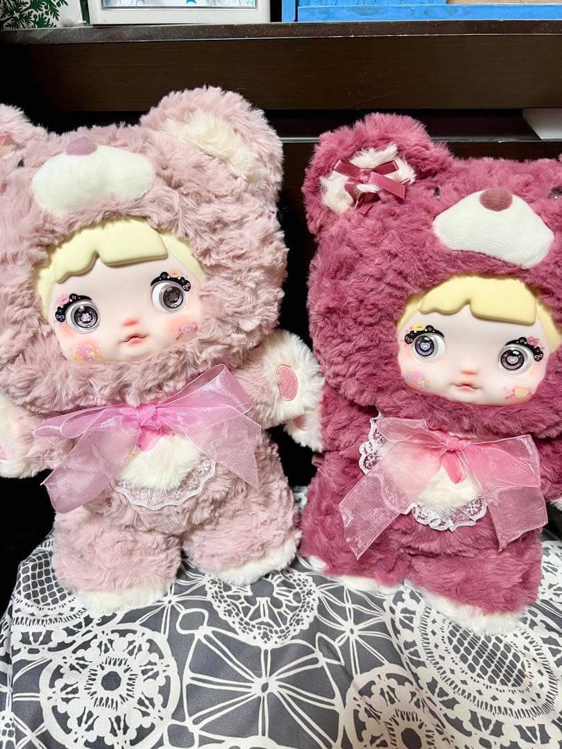 nommi おやすみくまさん400 % ピンク＆赤セット