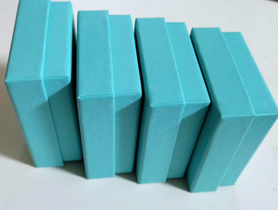 ♥新品未使用♥現行品 ティファニー空箱 Tiffanyギフトボックス 4個セット