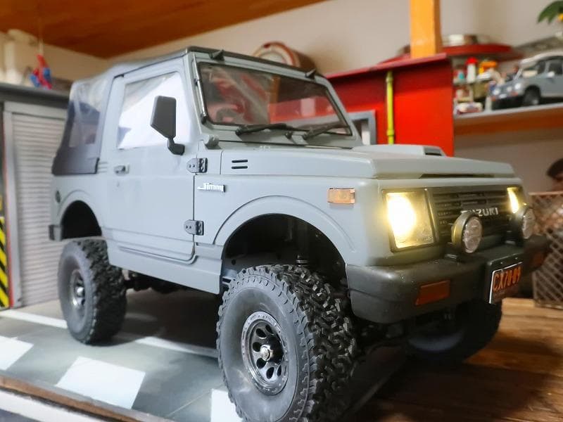 WPL 1/10 ジムニー C74-1 フルセット カスタム グレー クローラー