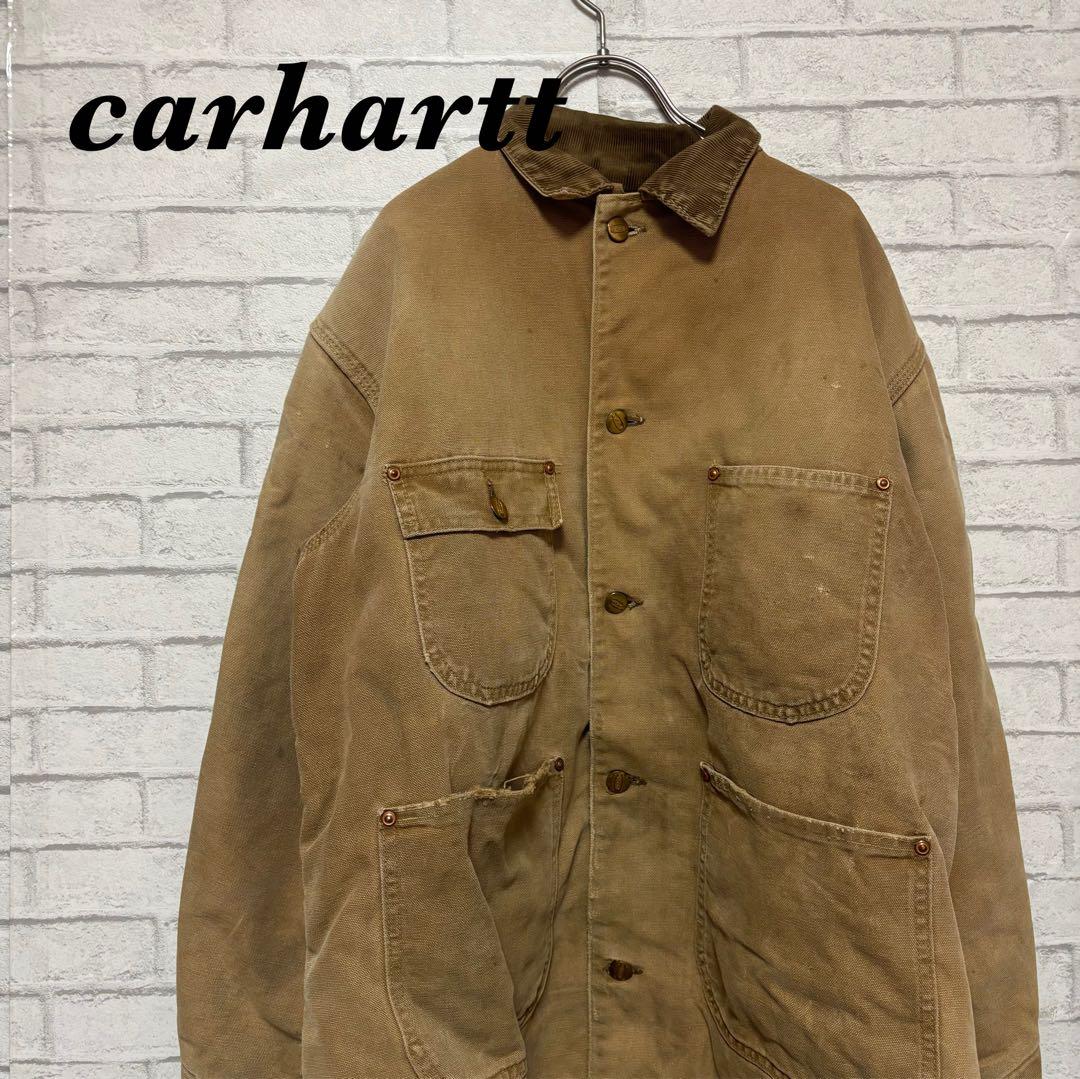 【n.】カーハート ミシガンチョアコート デカC ブラウン BRN M程度