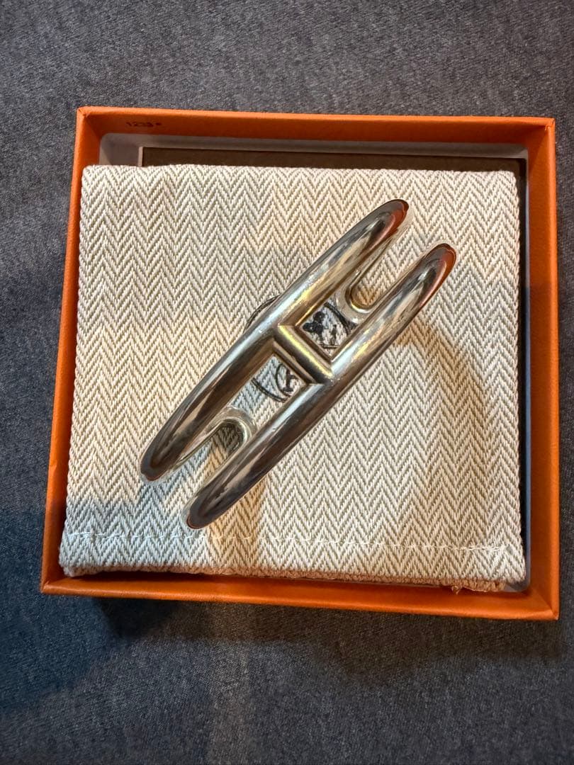 【-SHOP-KAIZOKU Ｏ-】エルメス オスモズ バングル