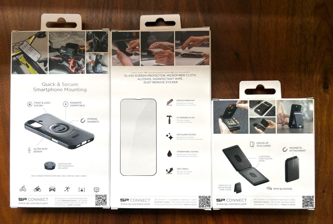 SP Connect iPhone16ケース•フィルム•カードウォレットセット