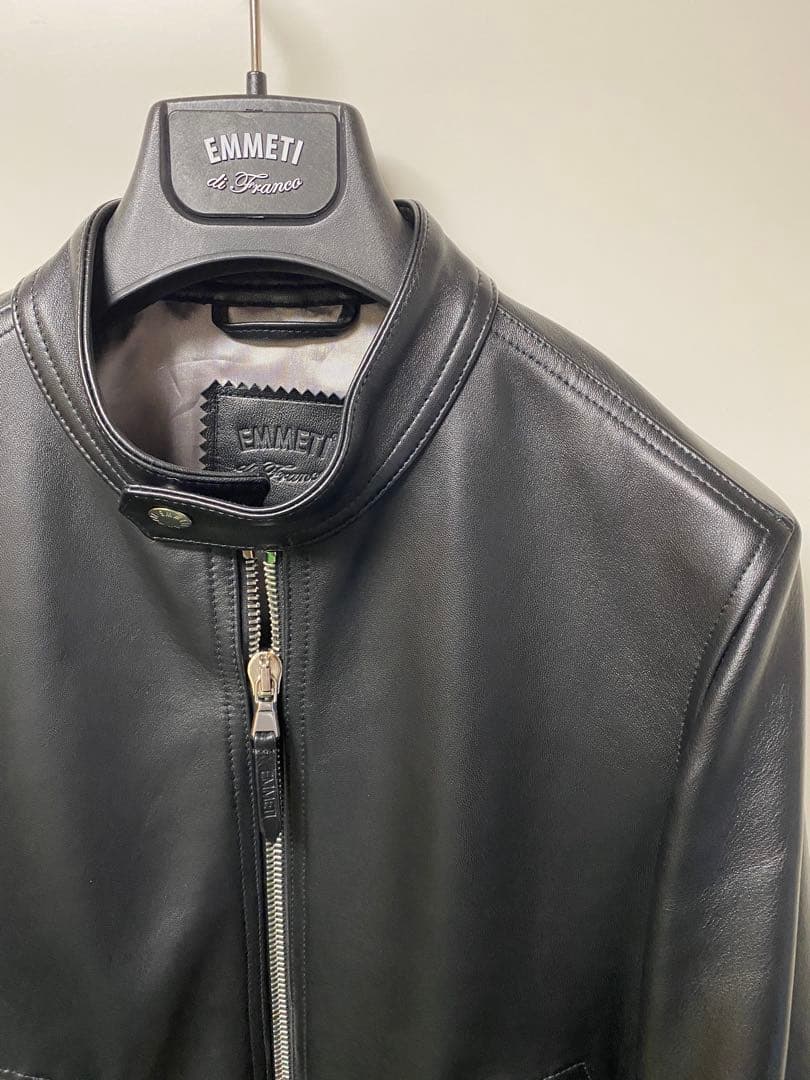 EMMETI エンメティ MASSIMO マッシモ ライダースジャケット　46