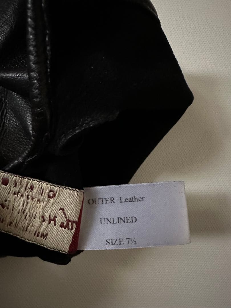 DENTS 7 1/2 ヘアシープレザーグローブ ノンライニング