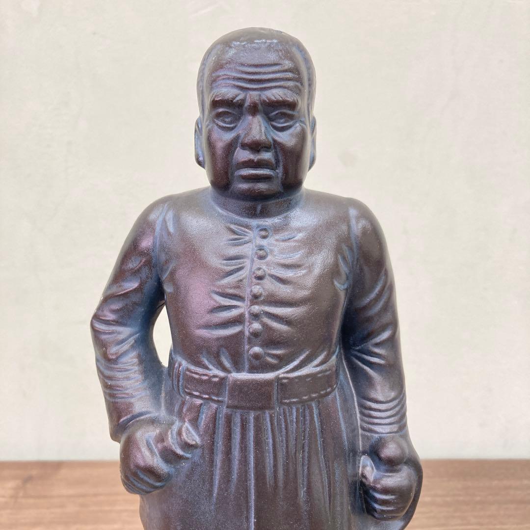 E-4 【希少】西郷隆盛 像 置物 （愛犬ツンと一緒に） 西郷どん 維新の三傑