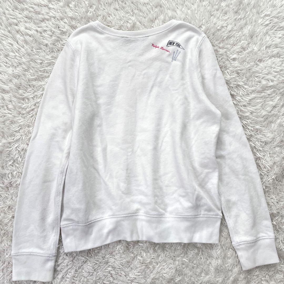 POLORALPH LAUREN ポロベア　スエット　トレーナー　白
