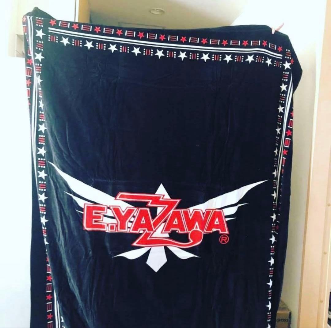 矢沢永吉 タオルケット　シングルサイズ　レア　希少　黒　星　ロゴ