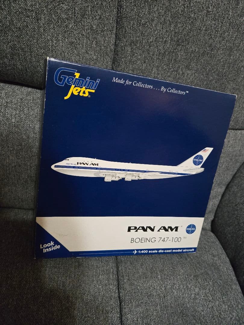 パンナム B747-100 Gemini Jets 1/400 ダイキャスト