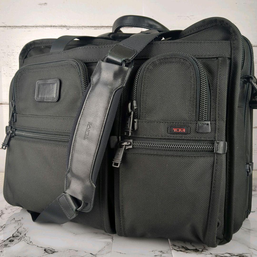 【極美品】トゥミ☆2way 大容量　ブリーフケース　　メンズ　ビジネス　トラベル