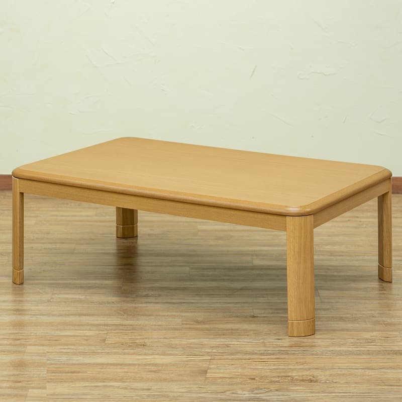 【送料無料】コタツ継脚式 120×80cm 長方形 木目調