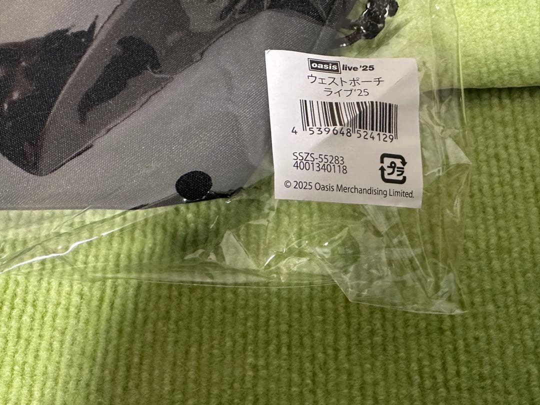 オアシス ライブ 東京限定 ウエストポーチ 2025