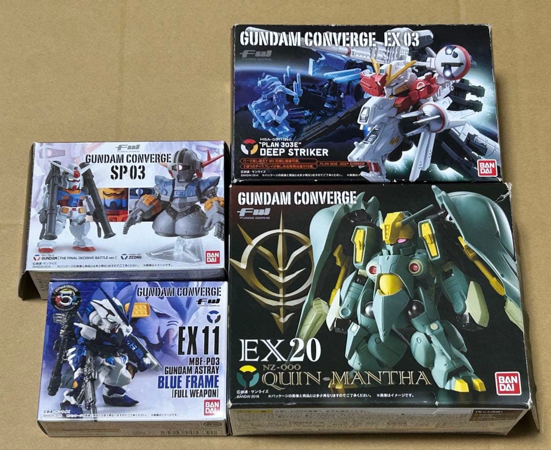 ガンダム コンバージ SP03 EX03 EX11 EX20 4種セット