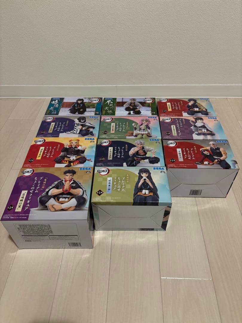 [新品✨]鬼滅の刃 ちょこのせフィギュア他 11体セット