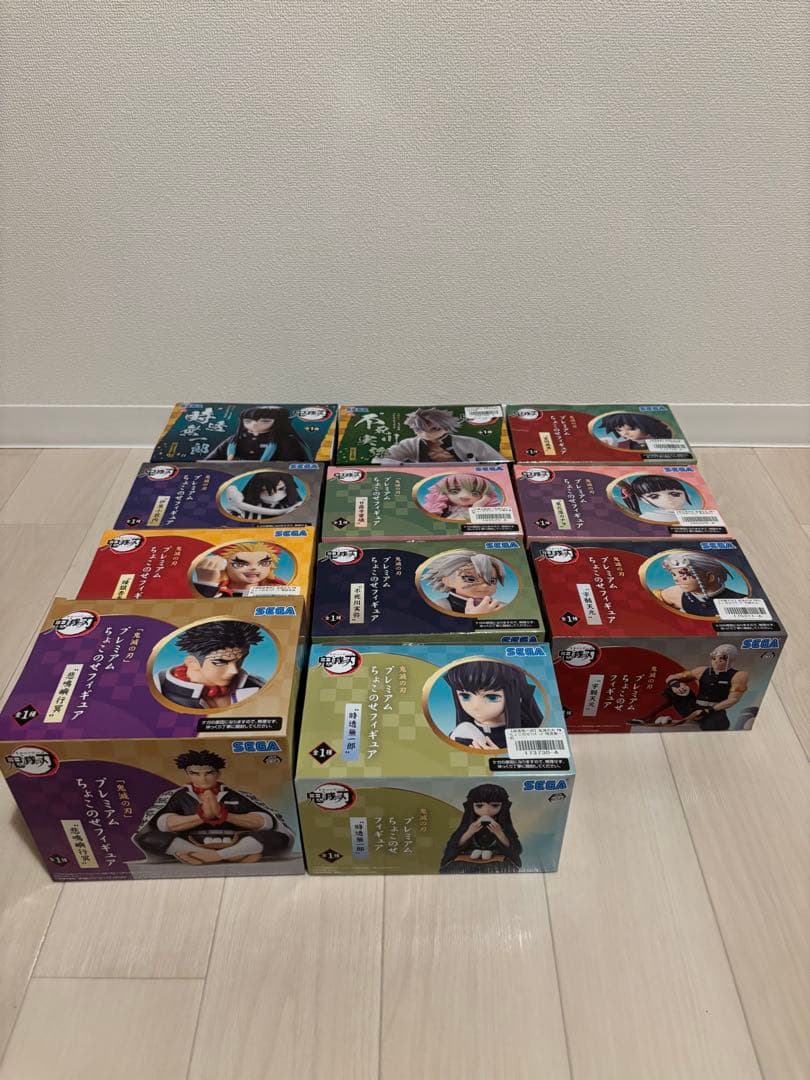 [新品✨]鬼滅の刃 ちょこのせフィギュア他 11体セット