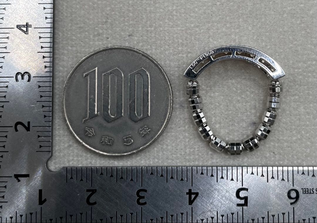 専用JL7★高級 ダイヤモンド1ct pt950 調整可能 リング 鑑別付