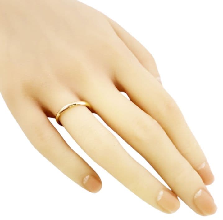 カルティエ　バンドリング 53　K18リング　13号　18金　イエローゴールド