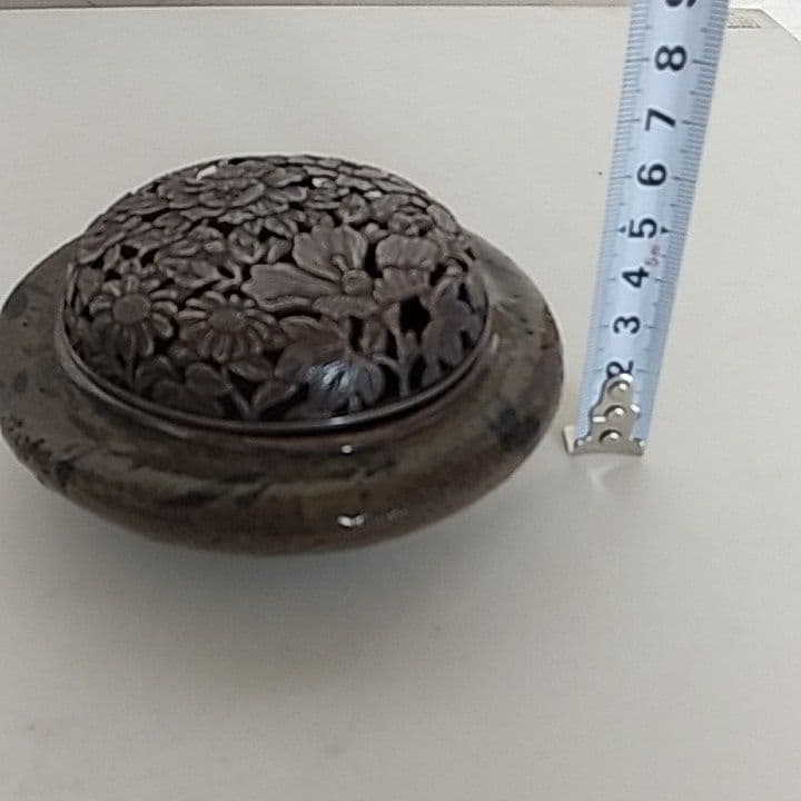 骨董茶道具　絵唐津香炉