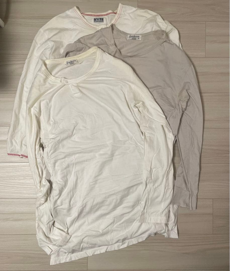 ヨウジヤマモト サイト Ｔシャツ×３ yohji yamamoto syte