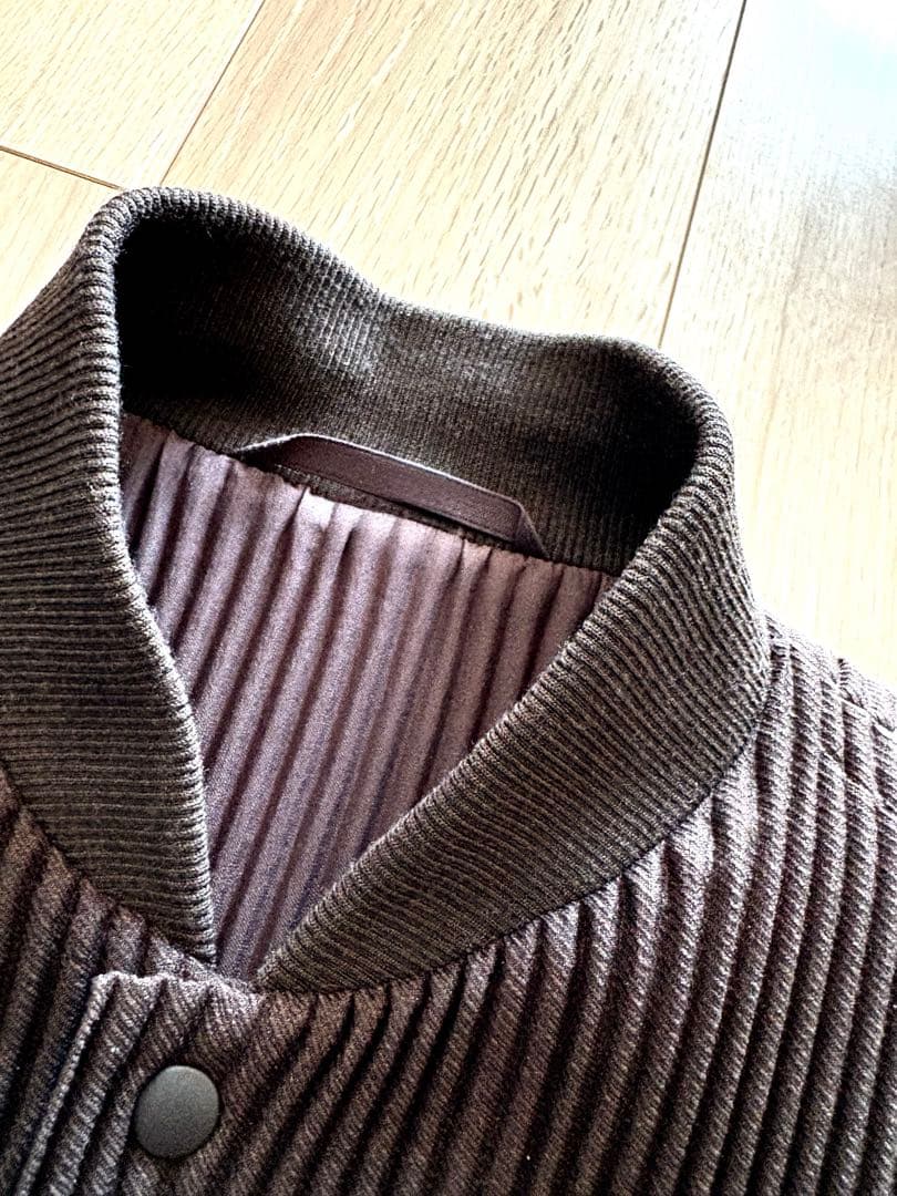 オムプリッセイッセイミヤケ　セットアップ　ウールライク