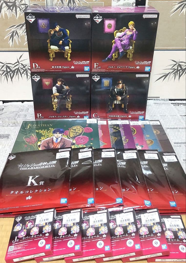 一番くじ ジョジョの奇妙な冒険 THE JOJOWORLD B賞C賞D賞E賞、他