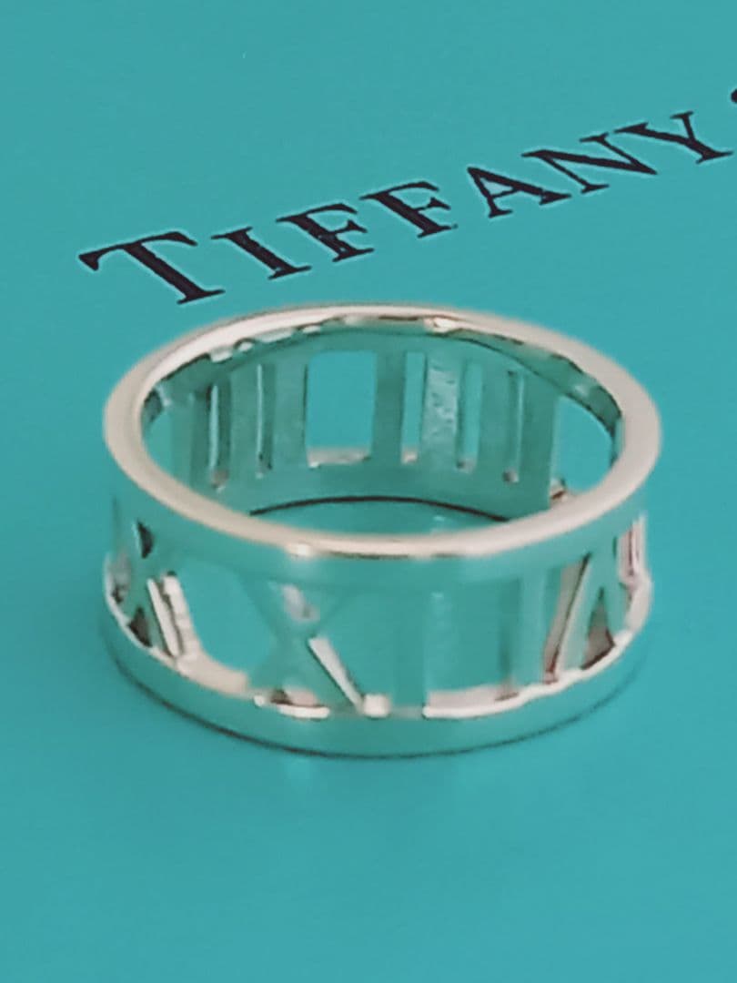 美品 TIFFANY ティファニー オープンアトラス シルバーリング