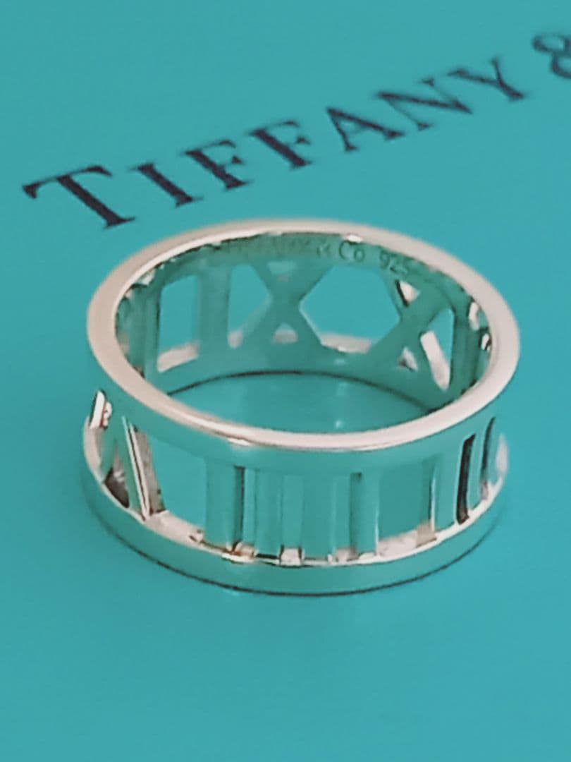美品 TIFFANY ティファニー オープンアトラス シルバーリング
