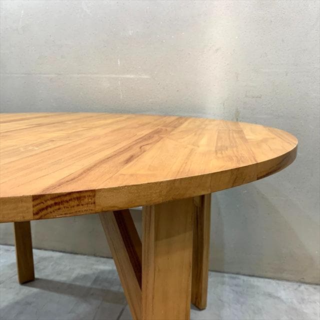 まあくん様 unico廃番SOTOラウンドダイニングテーブル